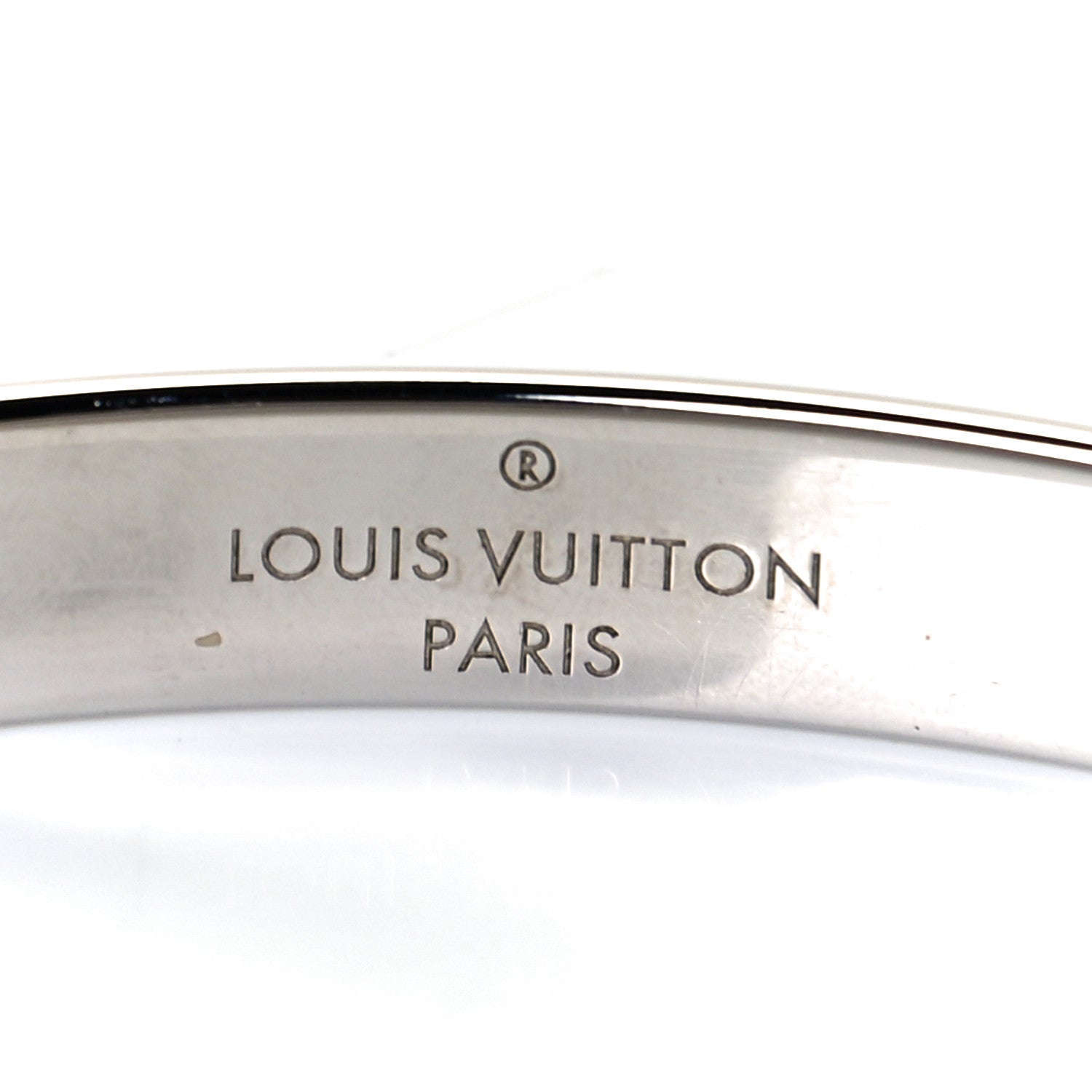Louis Vuitton Palladium Monogram Nanogram Cuff S 4 of 5