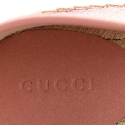 Gucci Monogram Espadrilles 37.5 Soft Pink 15 of 18