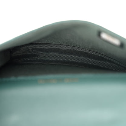 Chanel Lambskin Quilted Top Handle Flap Coin Purse With Chain Green 5 of 12