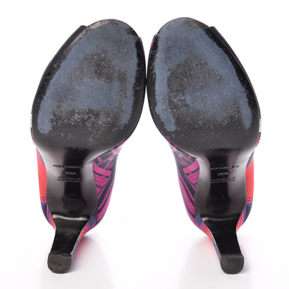 Hermes Silk Les Coupes Kloe 100 Pumps 39.5 9 of 14