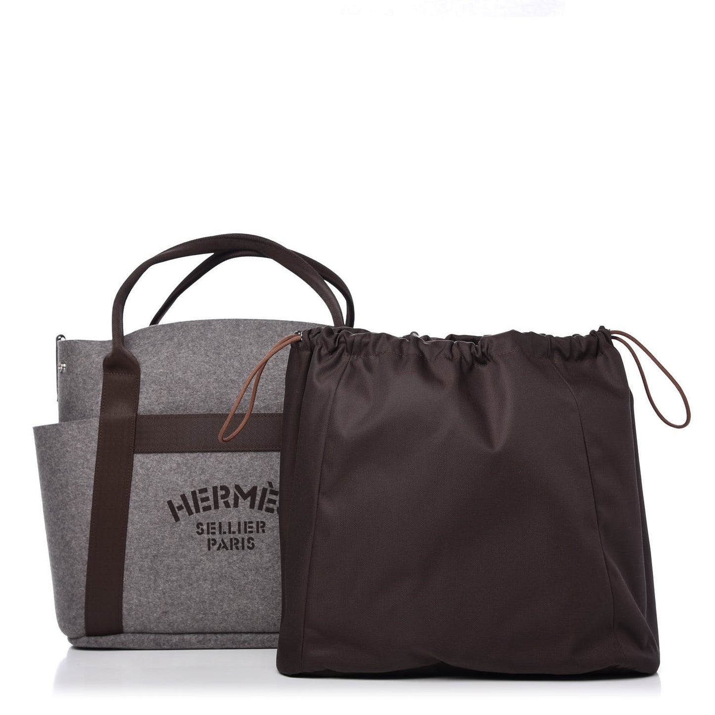 Felt Sac De Pansage Groom Bag Acier