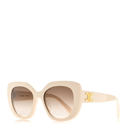 Celine Acetate Triomphe 01 Sunglasses CL 40226U White 1 of 7
