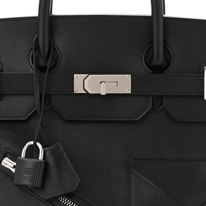 Hermes Veau Volupto Rock HAC Birkin 40 Black 9 of 12