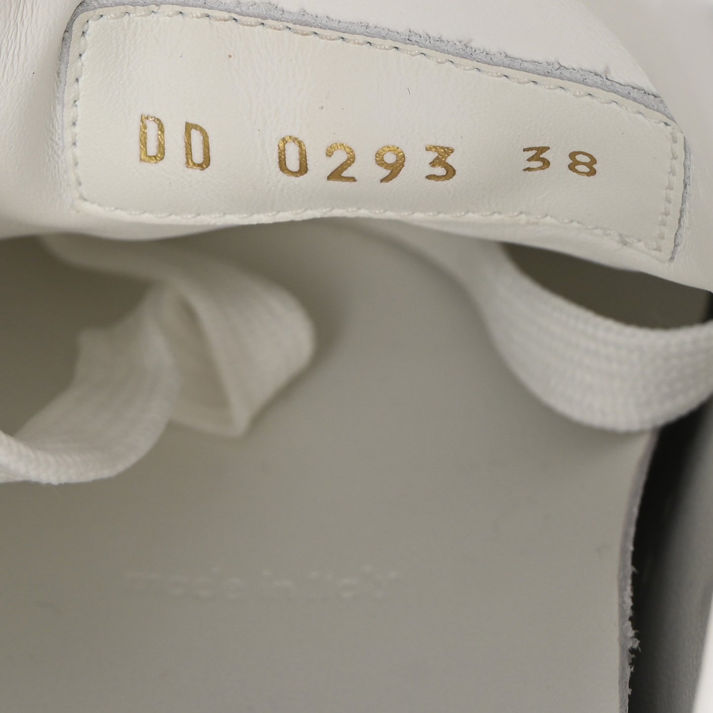 Lambskin Embossed Monogram Time Out Sneakers 38 White