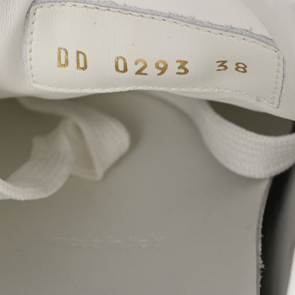 Louis Vuitton Lambskin Embossed Monogram Time Out Sneakers 38 White 9 of 9