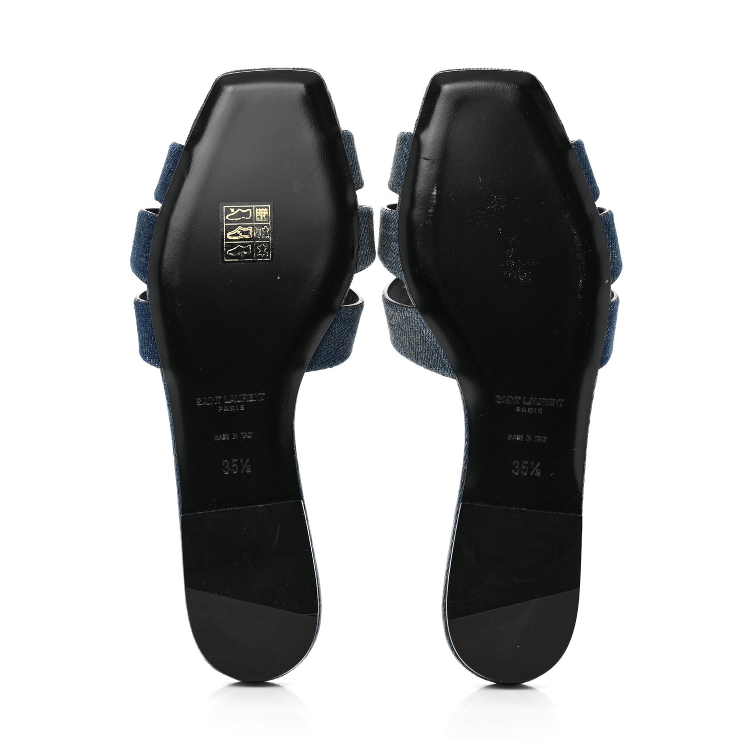 Denim Tribute 05 Slide Sandals 35.5 Deep Navy Jeans