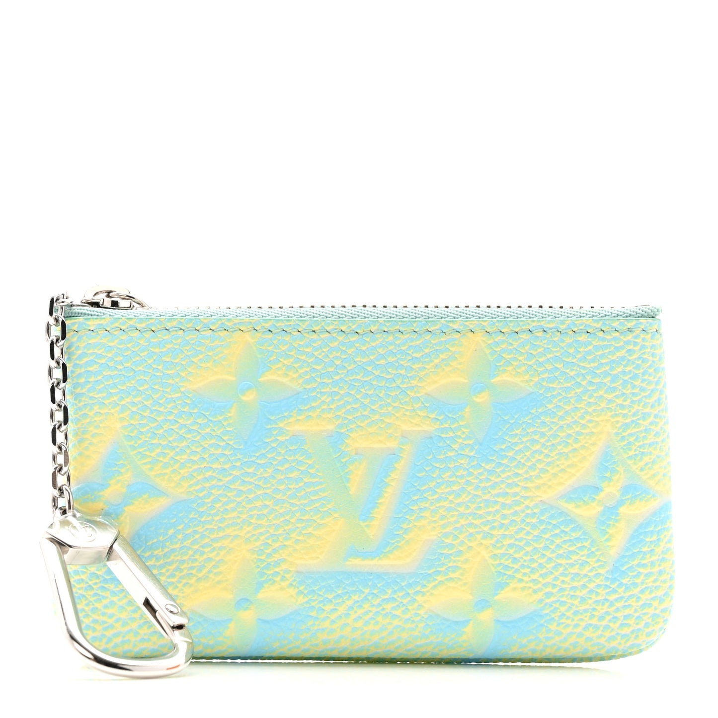 Empreinte Monogram Summer Stardust Key Pouch Water Green