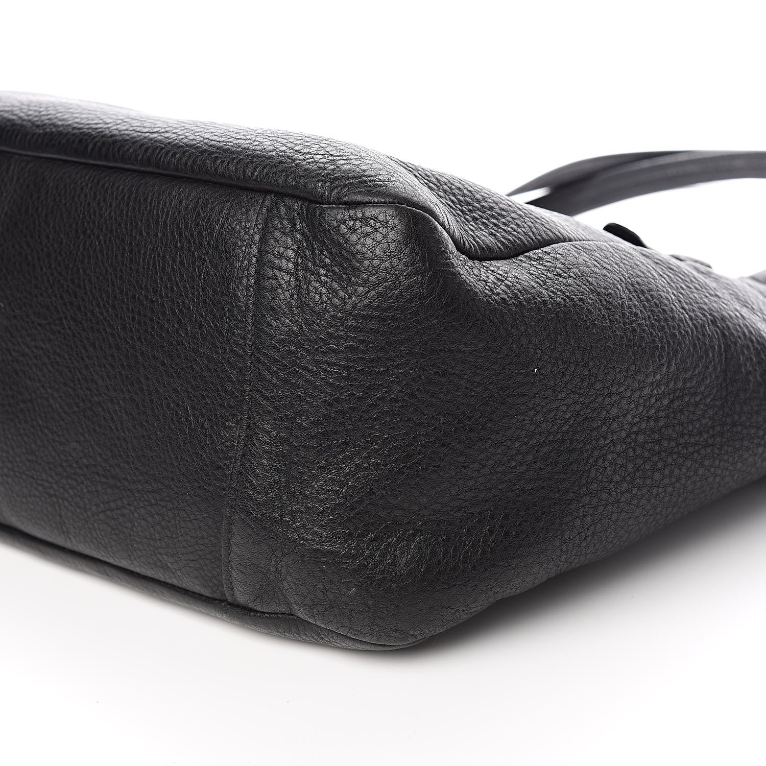 Prada Vitello Daino Shoulder Bag Black 10 of 15