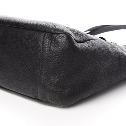 Prada Vitello Daino Shoulder Bag Black 10 of 15