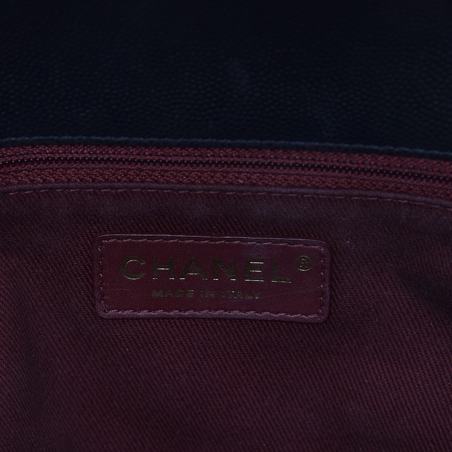 Caviar Quilted Medium Coco Handle Flap Black