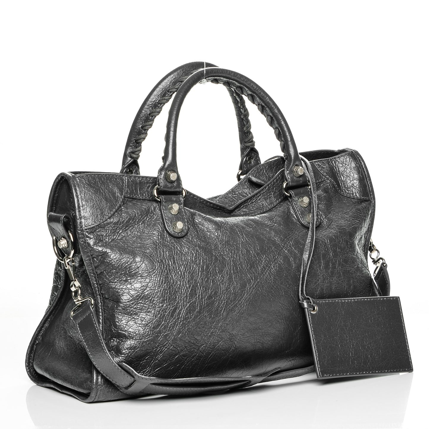 Agneau Giant 12 Silver Hardware City Gris Fossile