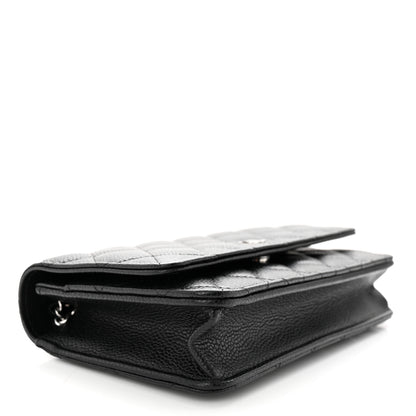Chanel Caviar Quilted Wallet on Chain WOC Black 4 of 13