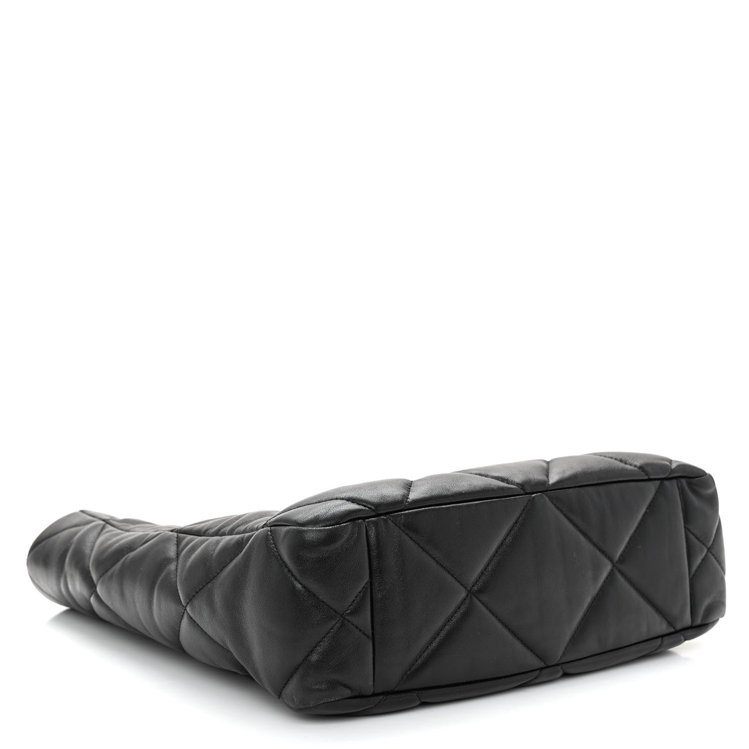 Chanel Lambskin Quilted Chanel 19 Shopping Bag Black 4 of 10