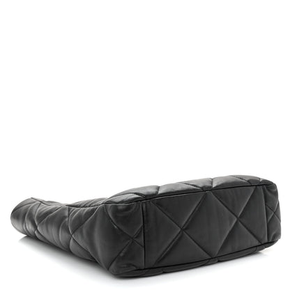 Chanel Lambskin Quilted Chanel 19 Shopping Bag Black 4 of 10