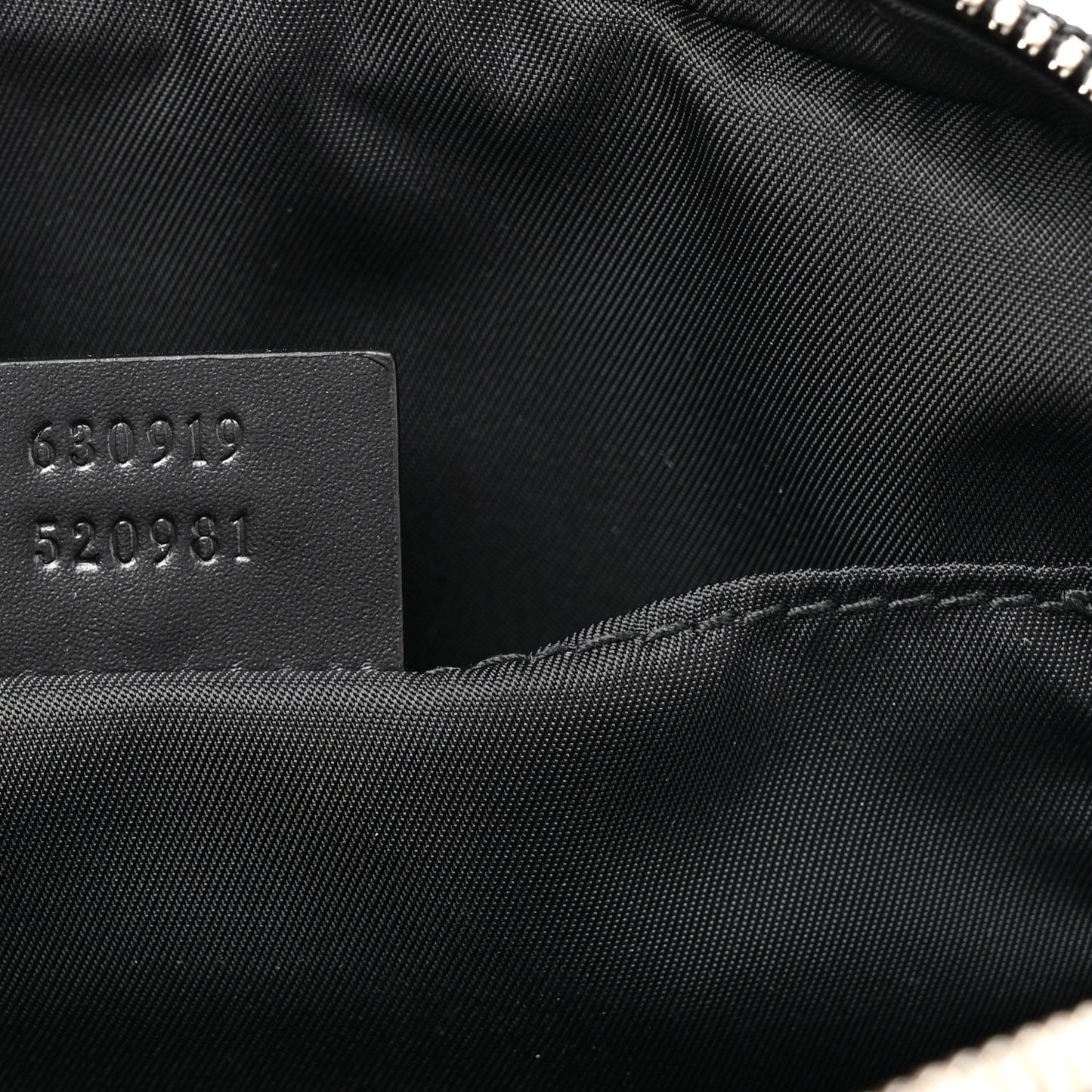 Canvas Web Slim Belt Bag Black