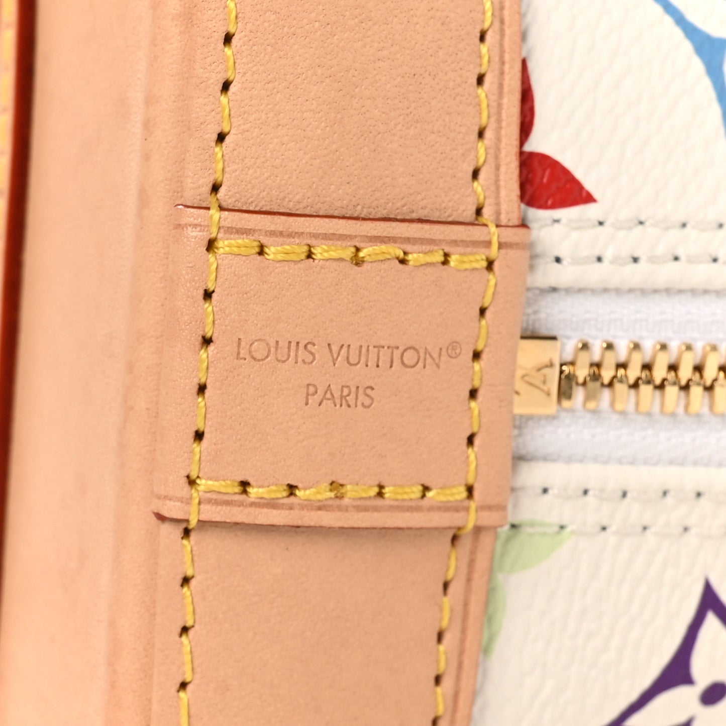 LV x TM Monogram Multicolor Alma BB White
