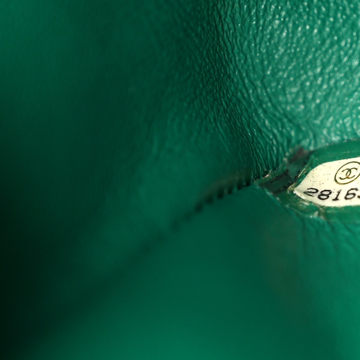 Aged Calfskin Quilted 2.55 Reissue Mini Flap Green