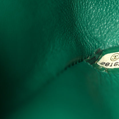Chanel Aged Calfskin Quilted 2.55 Reissue Mini Flap Green 7 of 10