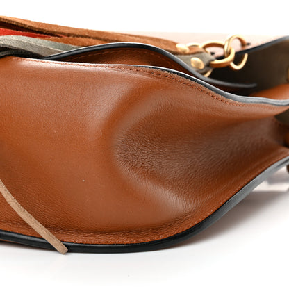 Chloe Calfskin Small Hudson Fringe Shoulder Bag Caramel 10 of 26