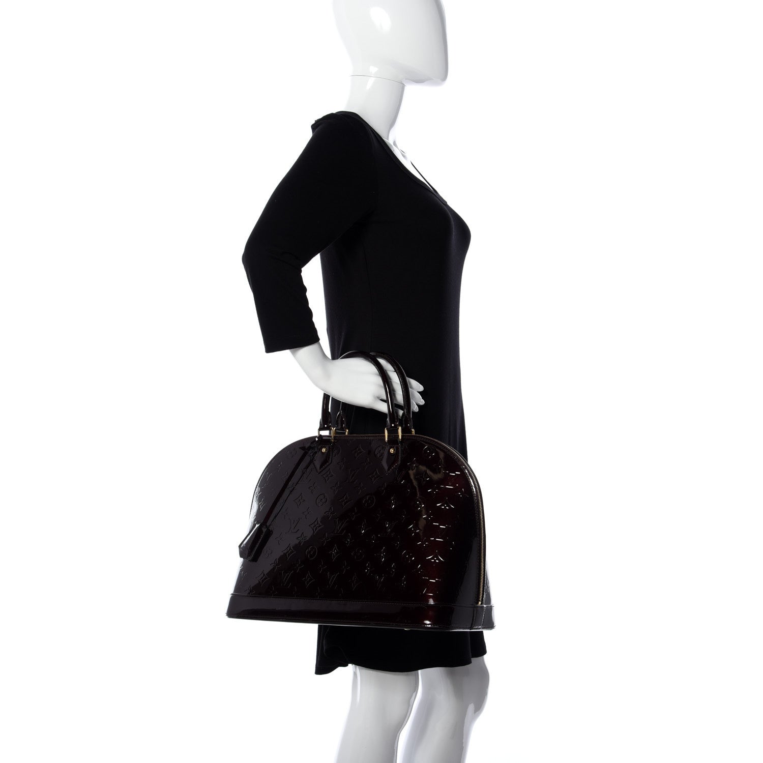 Louis Vuitton Vernis Alma GM Amarante 2 of 9