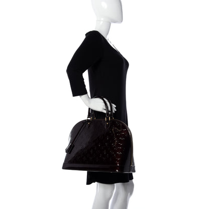 Louis Vuitton Vernis Alma GM Amarante 2 of 9