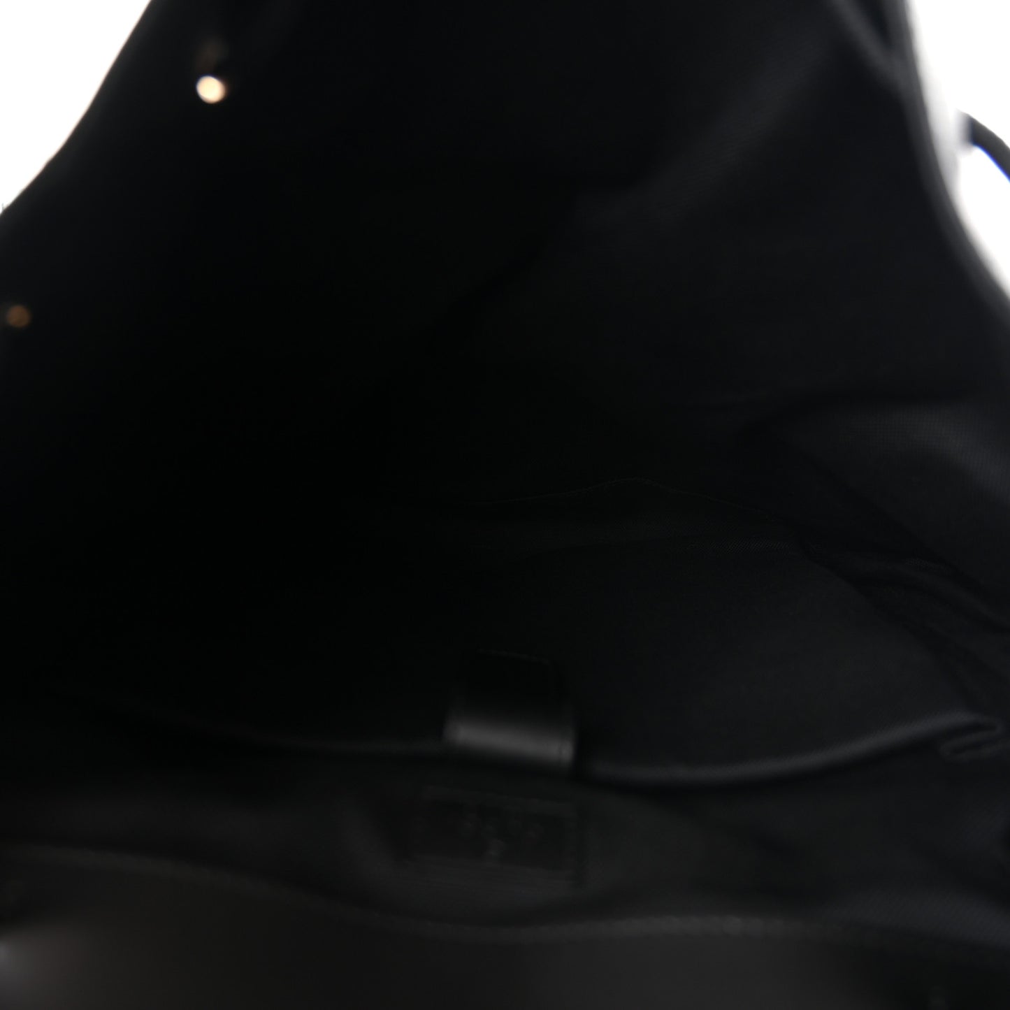 Soft GG Supreme Monogram Calfskin Web Double Buckle Backpack Black