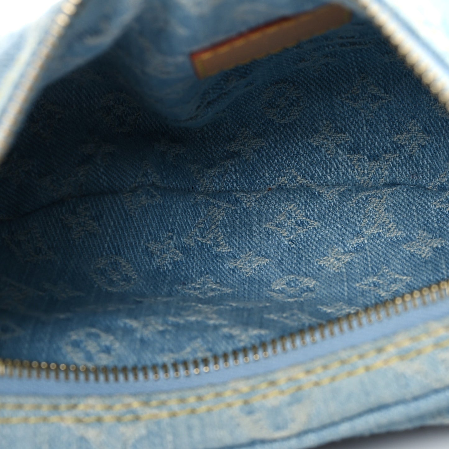 Monogram Denim Loop Sky Denim