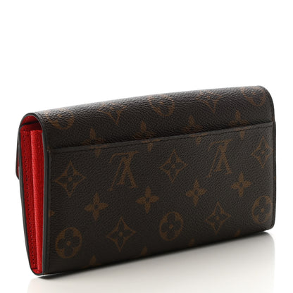 Louis Vuitton Monogram Sarah Wallet NM Coquelicot 3 of 8