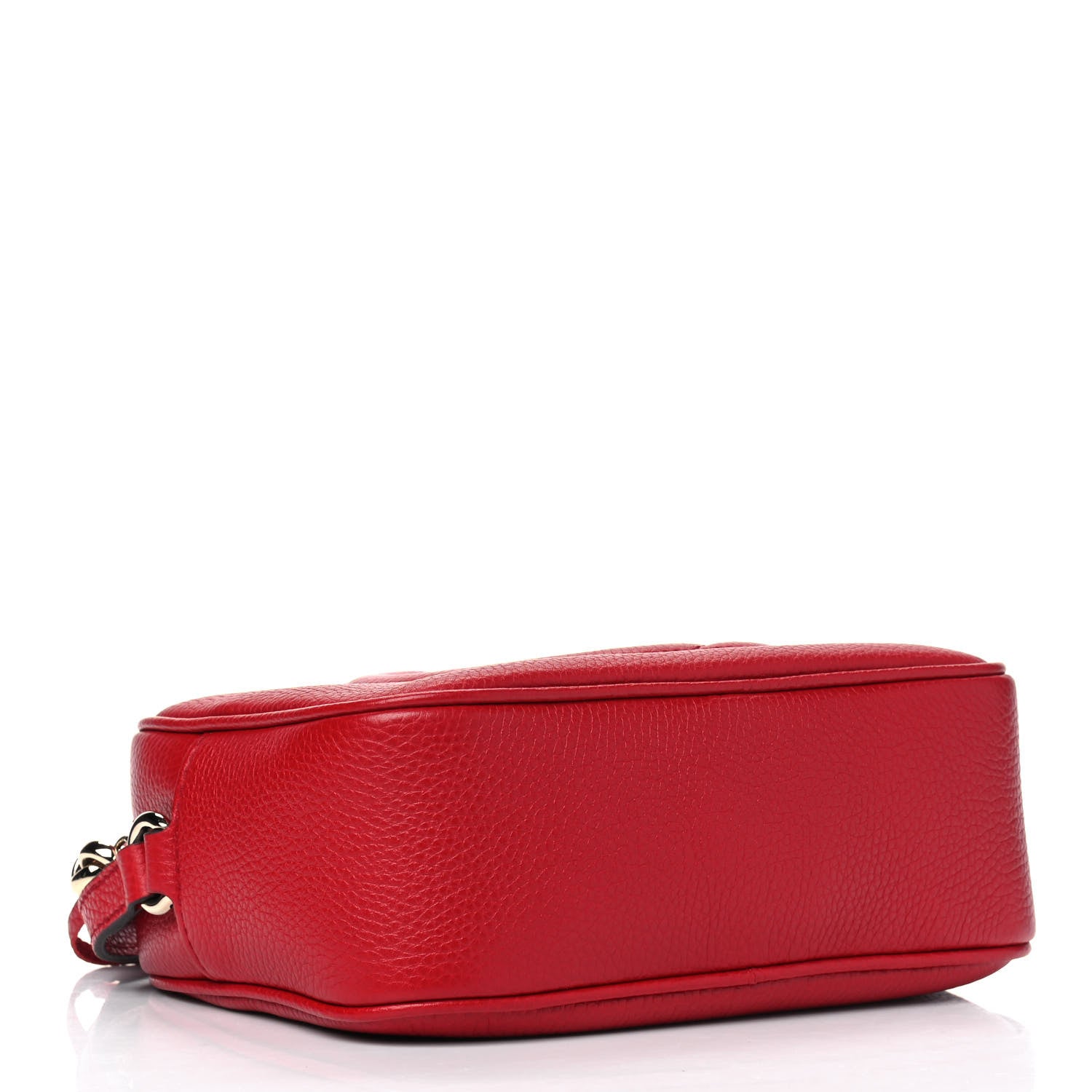 Gucci Pebbled Calfskin Small Soho Disco Bag Tabasco Red 3 of 4
