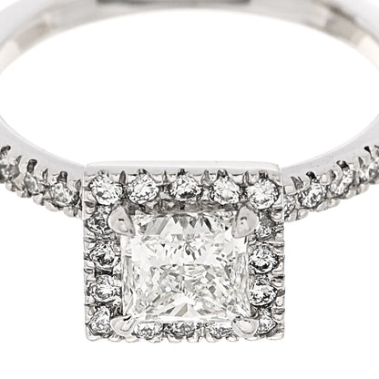 Parker & West by FASHIONPHILE 18K White Gold Diamond .96ctw Princess Cut Engagement Ring  52 6 8 of 10