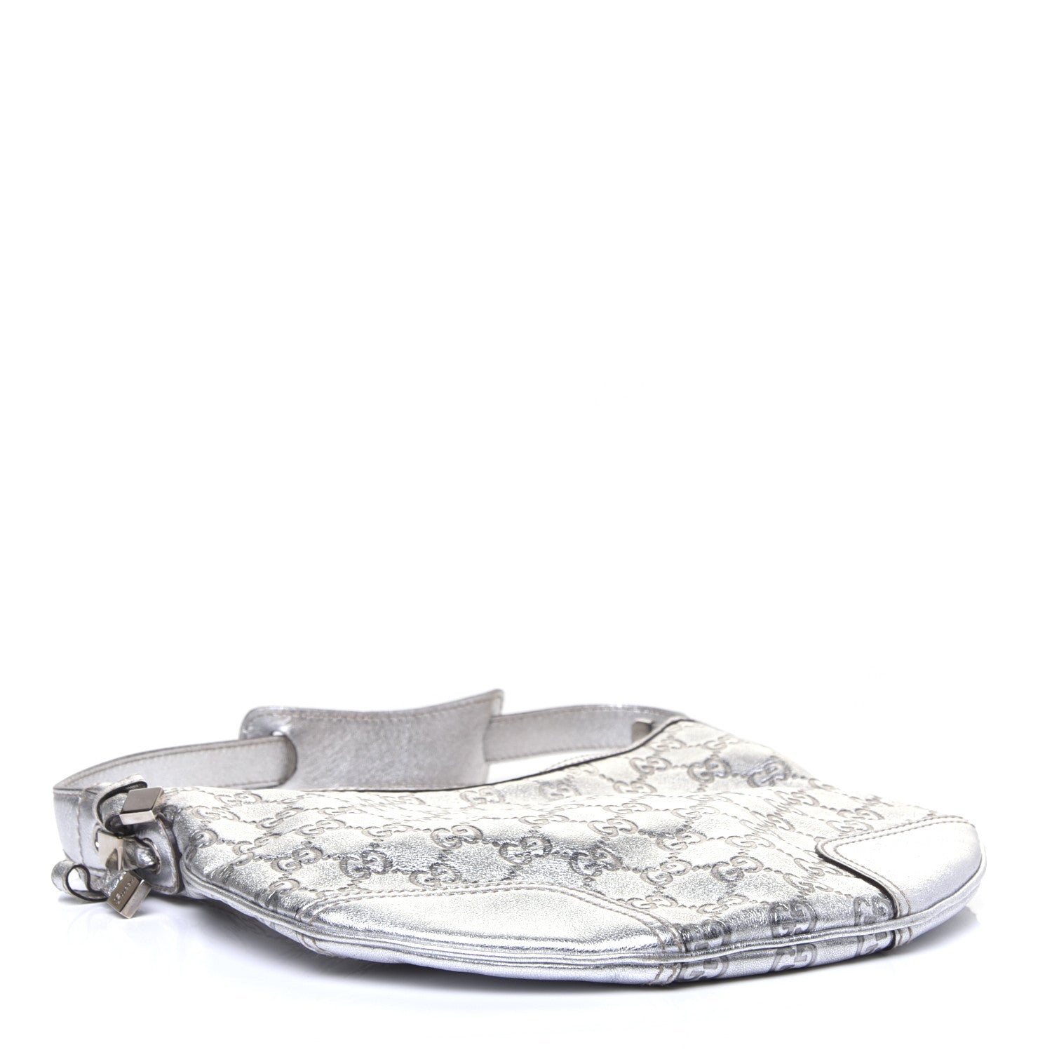 Gucci Guccissima Small Princy Hobo Silver 4 of 11