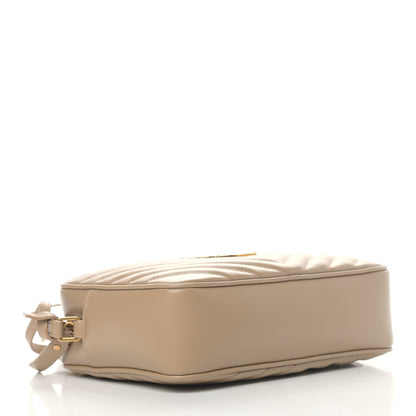 Saint Laurent Calfskin Matelasse Monogram Lou Camera Bag Dark Beige 3 of 4