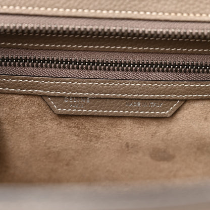 Celine Smooth Calfskin Interstice Micro Luggage Light Taupe 6 of 18