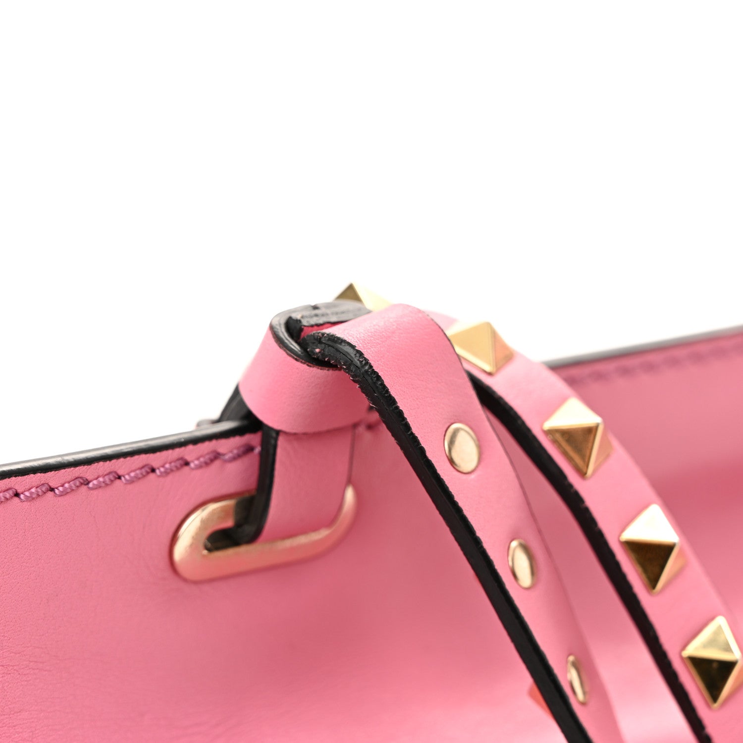 Valentino Garavani Vitello Small Rockstud Tote Ninphea 10 of 10