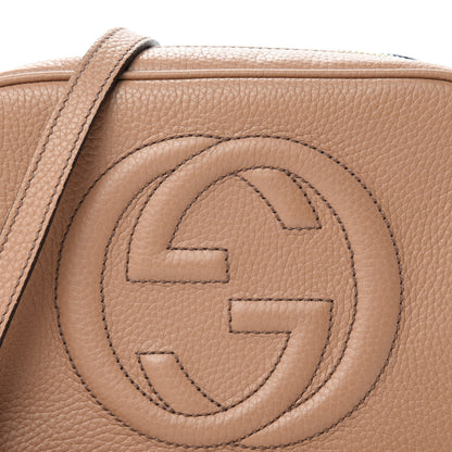 Gucci Pebbled Calfskin Small Soho Disco Bag Rose Beige 10 of 10