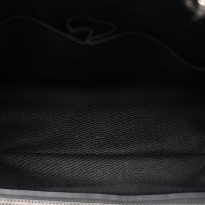 Chanel Metallic Goatskin Quilted Large City Rock Shopping Bag Black 5 of 10