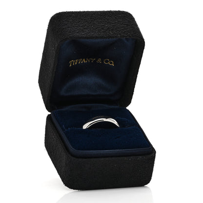Tiffany Platinum 4.5mm Forever Wedding Band Ring 56 7.5 5 of 5