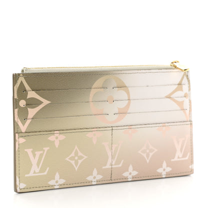 Louis Vuitton Monogram Giant Spring In The City Slim Purse Sunset Kaki 3 of 9