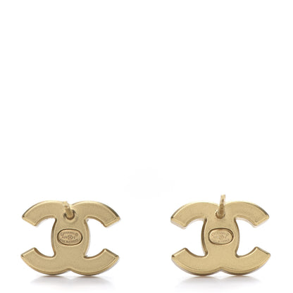 Chanel Crystal CC Earrings Gold 4 of 5
