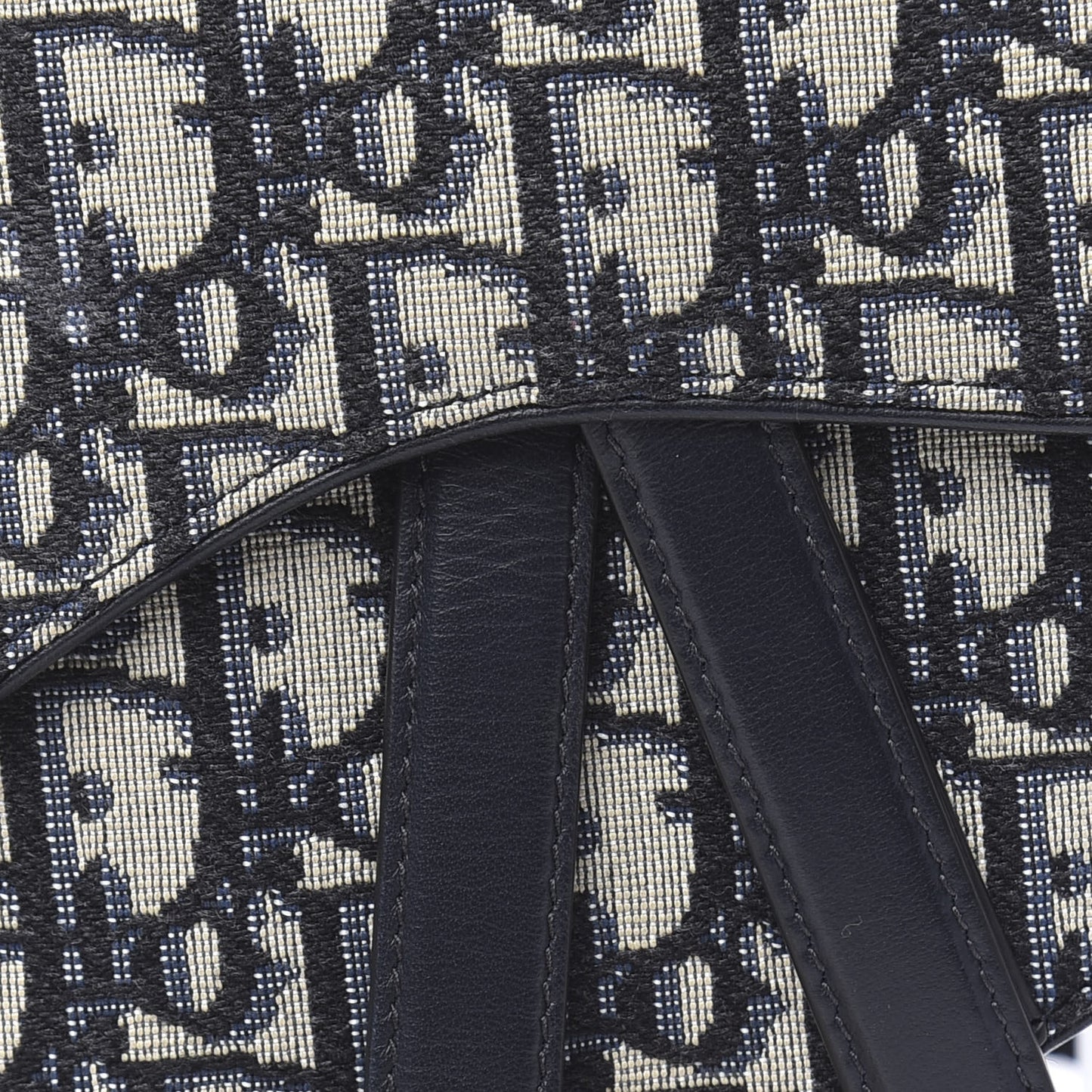 Oblique Saddle Belt Bag Blue
