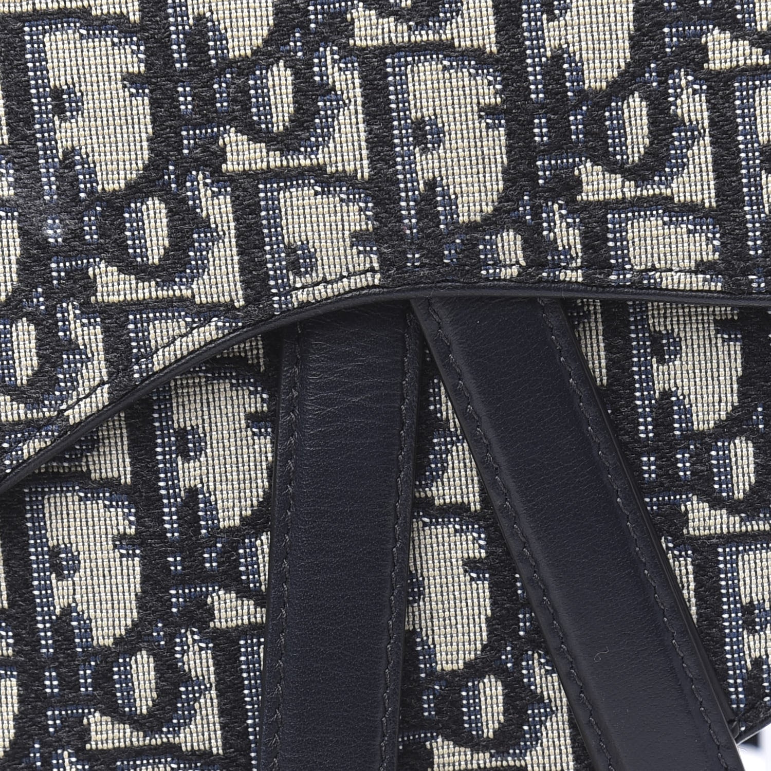 Christian Dior Oblique Saddle Belt Bag Blue 9 of 9