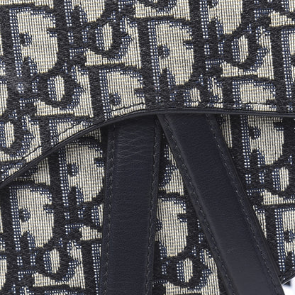 Christian Dior Oblique Saddle Belt Bag Blue 9 of 9