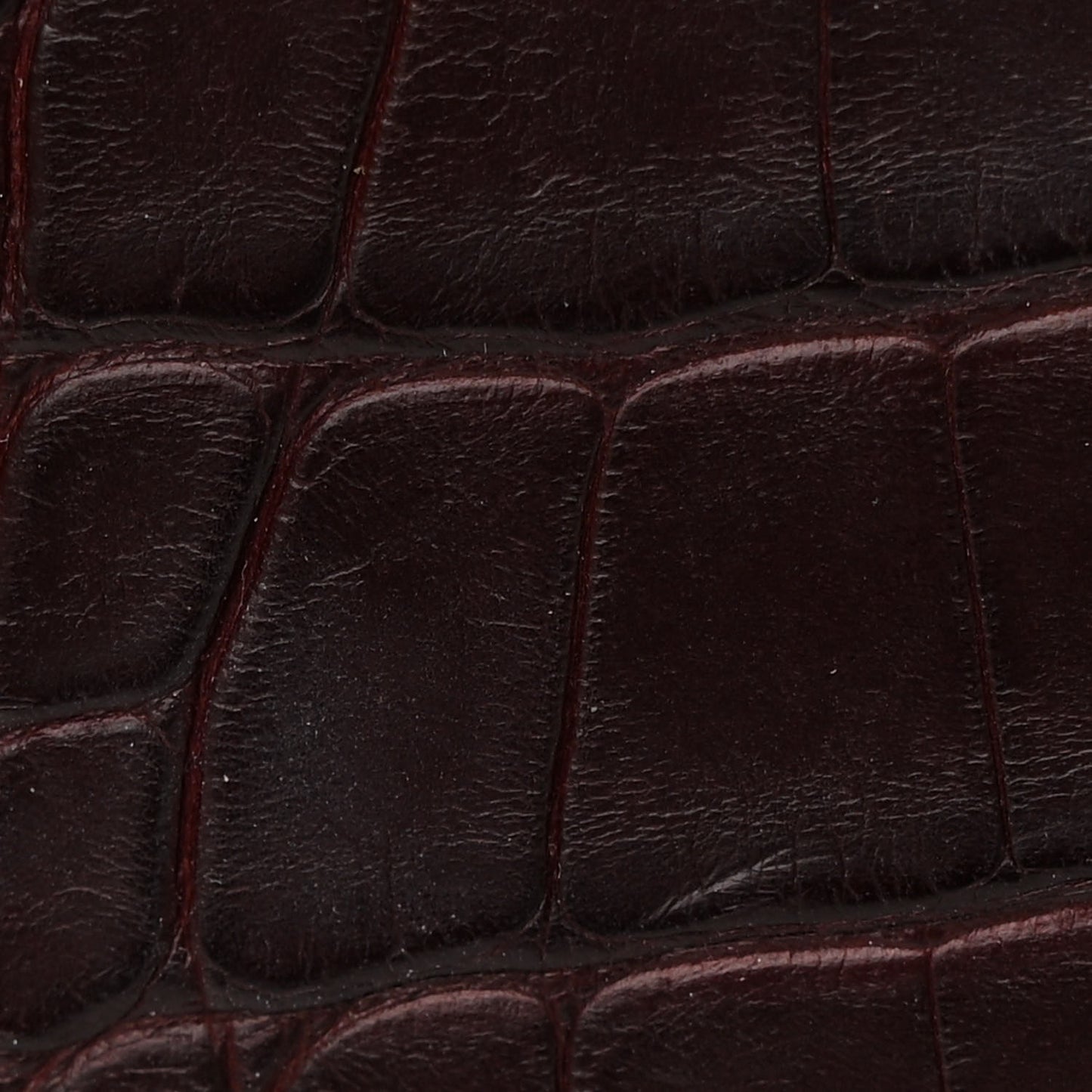 Matte Alligator Kelly Wallet To Go Bordeaux