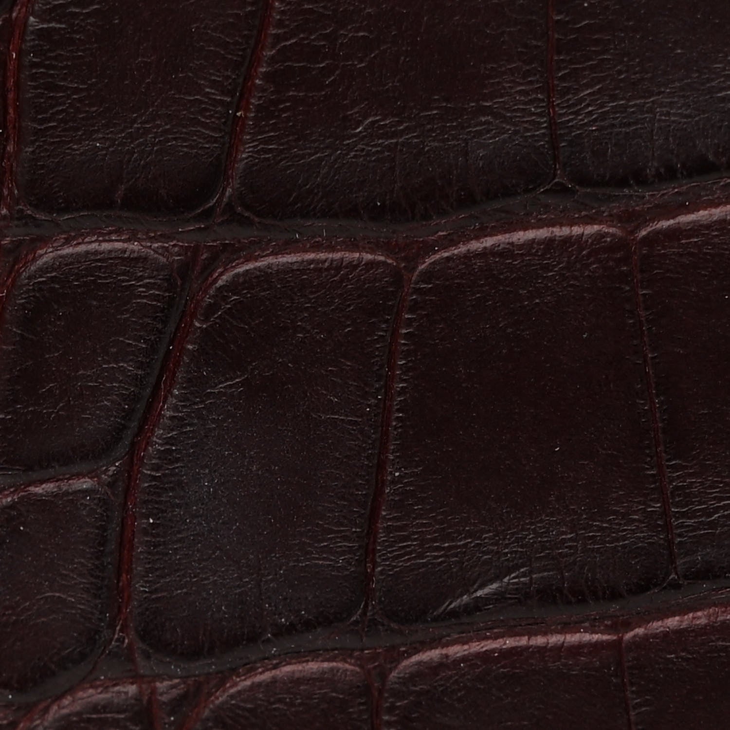Hermes Matte Alligator Kelly Wallet To Go Bordeaux 13 of 14