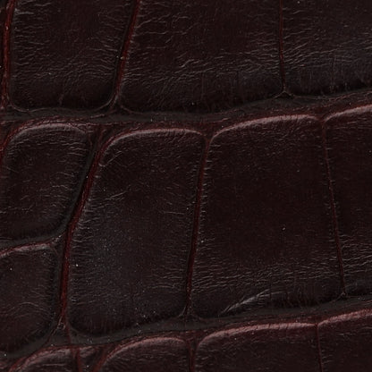 Hermes Matte Alligator Kelly Wallet To Go Bordeaux 13 of 14
