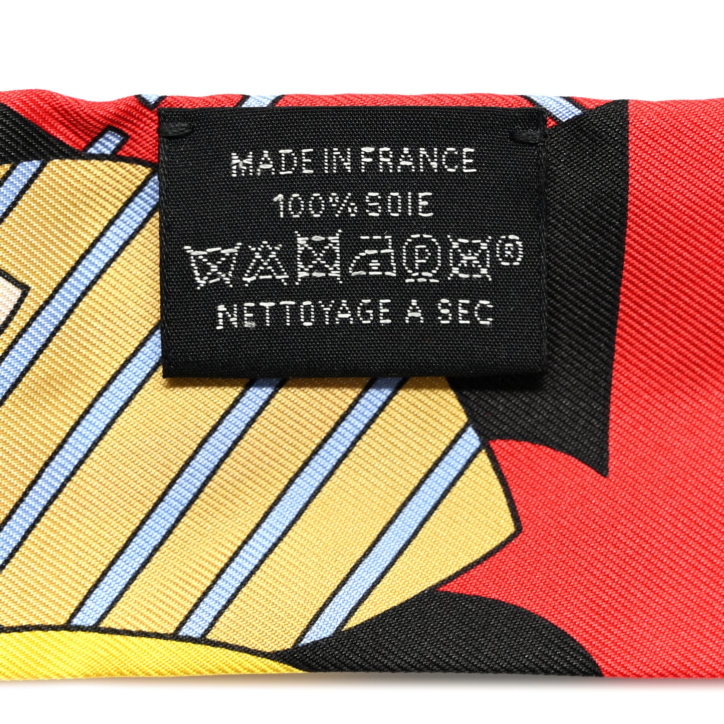 Silk Les Murmures de la Foret Twilly Rouge Jaune Bleu