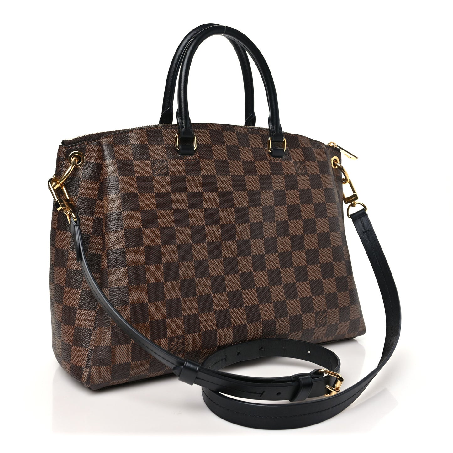 Damier Ebene Odeon Tote MM Black