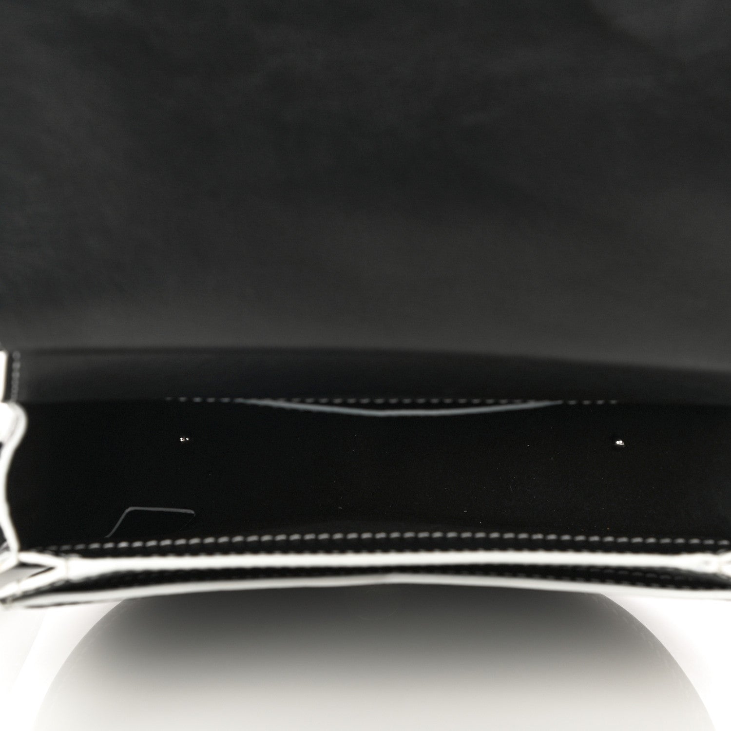Givenchy Calfskin Mini Infinity Saddle Bag Black White 4 of 12