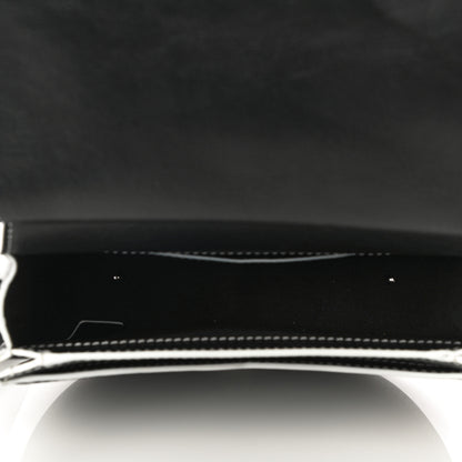 Givenchy Calfskin Mini Infinity Saddle Bag Black White 4 of 12