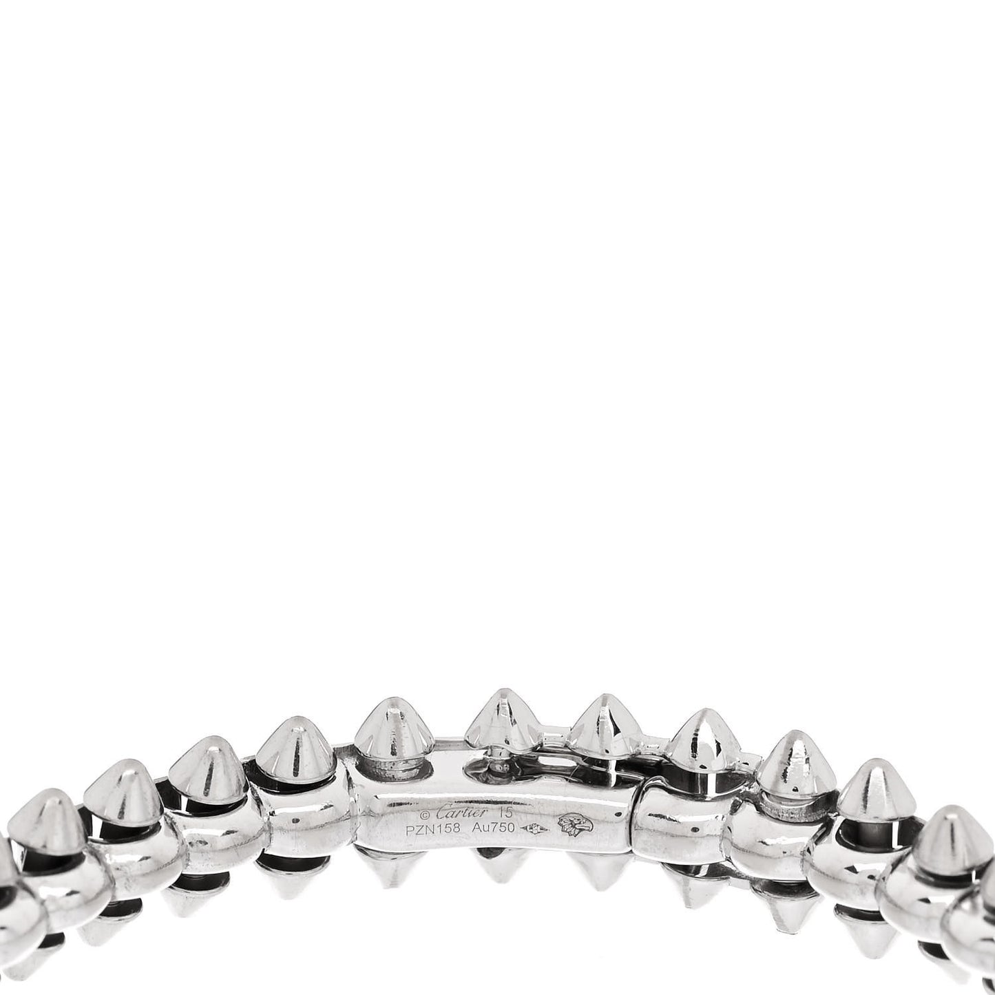18K White Gold Medium Clash De Cartier Bracelet 15